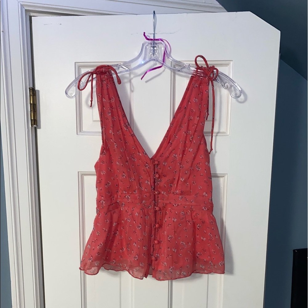 Pink Blouse Tank